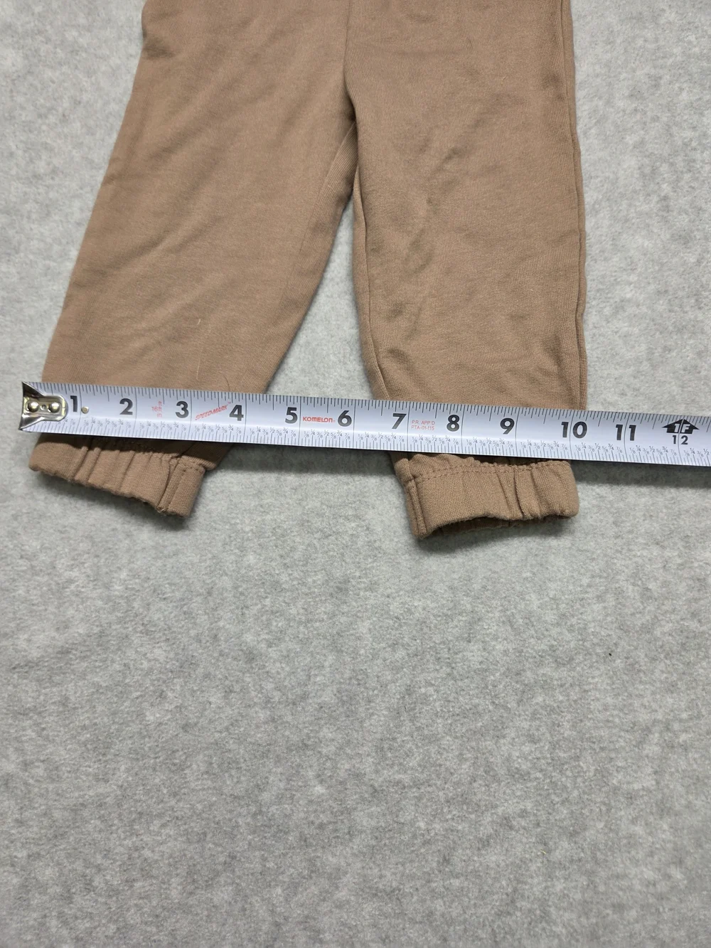 0220 Carter's Toddler Brown Elastic Cuff Joggers